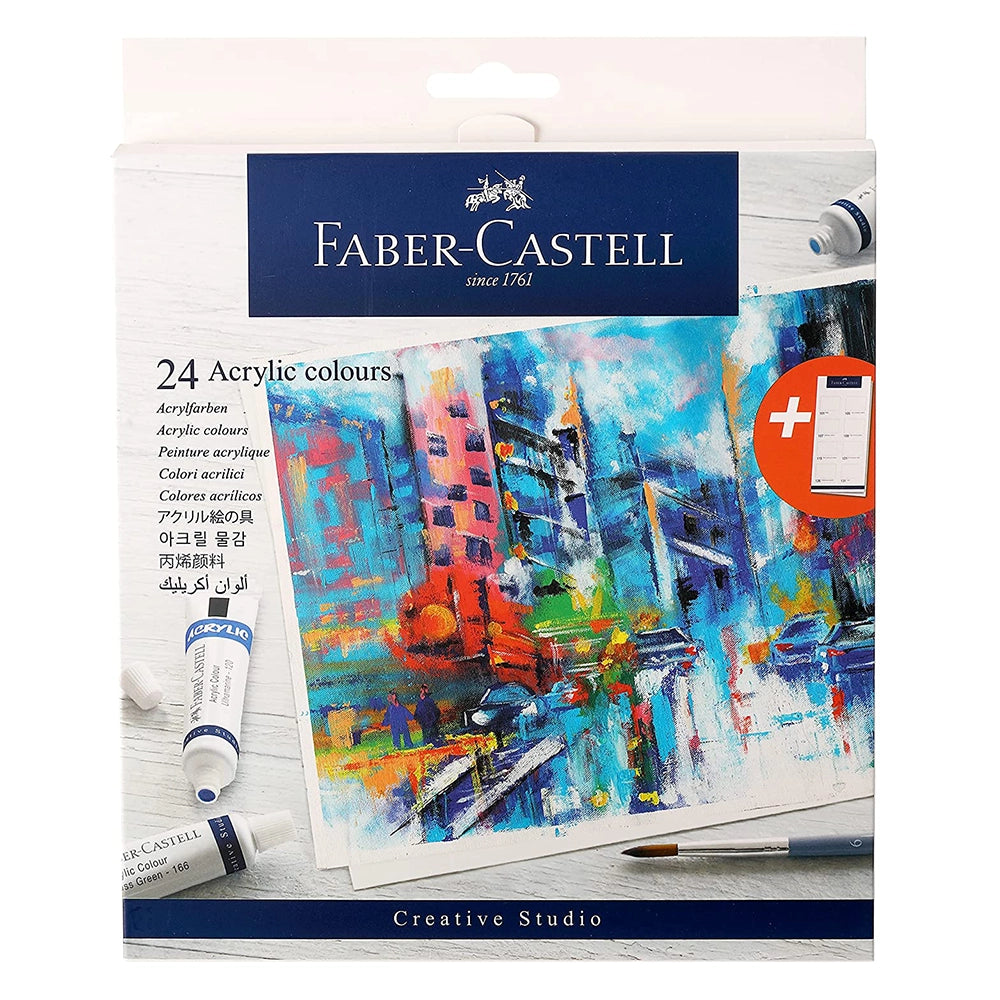 FC-379024 CS Acrylic Colours 9ML pack of 24